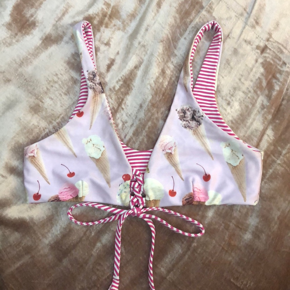 Ice cream cone bikini top